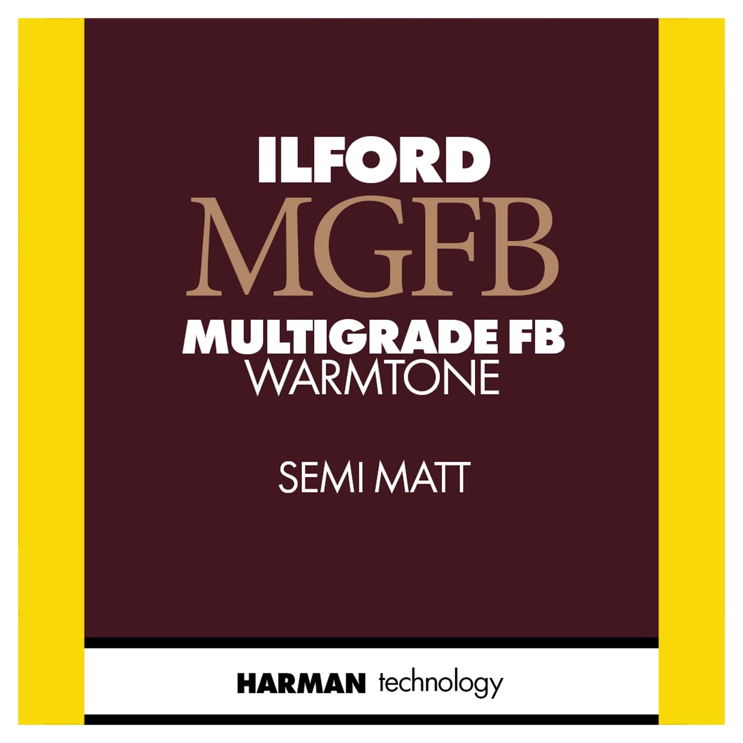 Ilford Bariet MGW.24K 50,8x61 cm 50 vel Multigrade Fiber Warmtone Halfmat