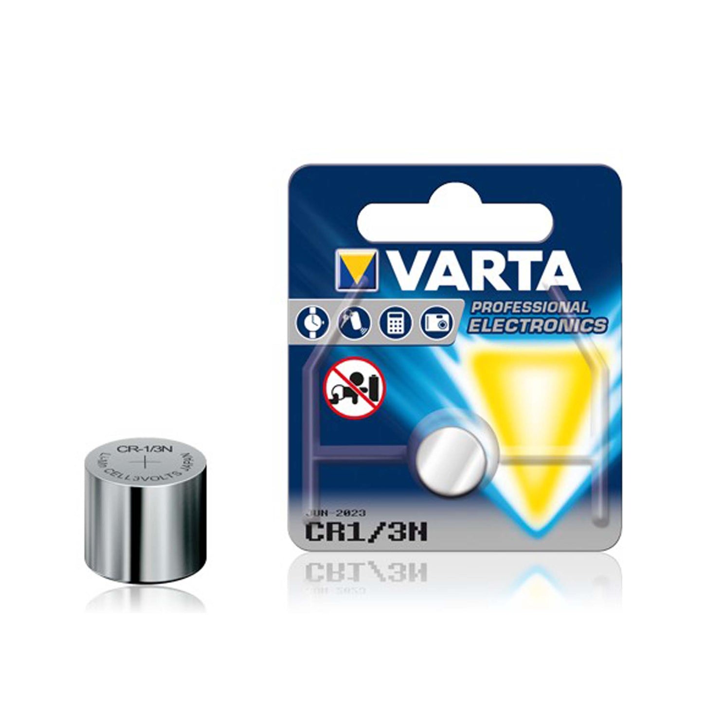 Varta Lithium batterij CR1/3N (2x PX76) 6131