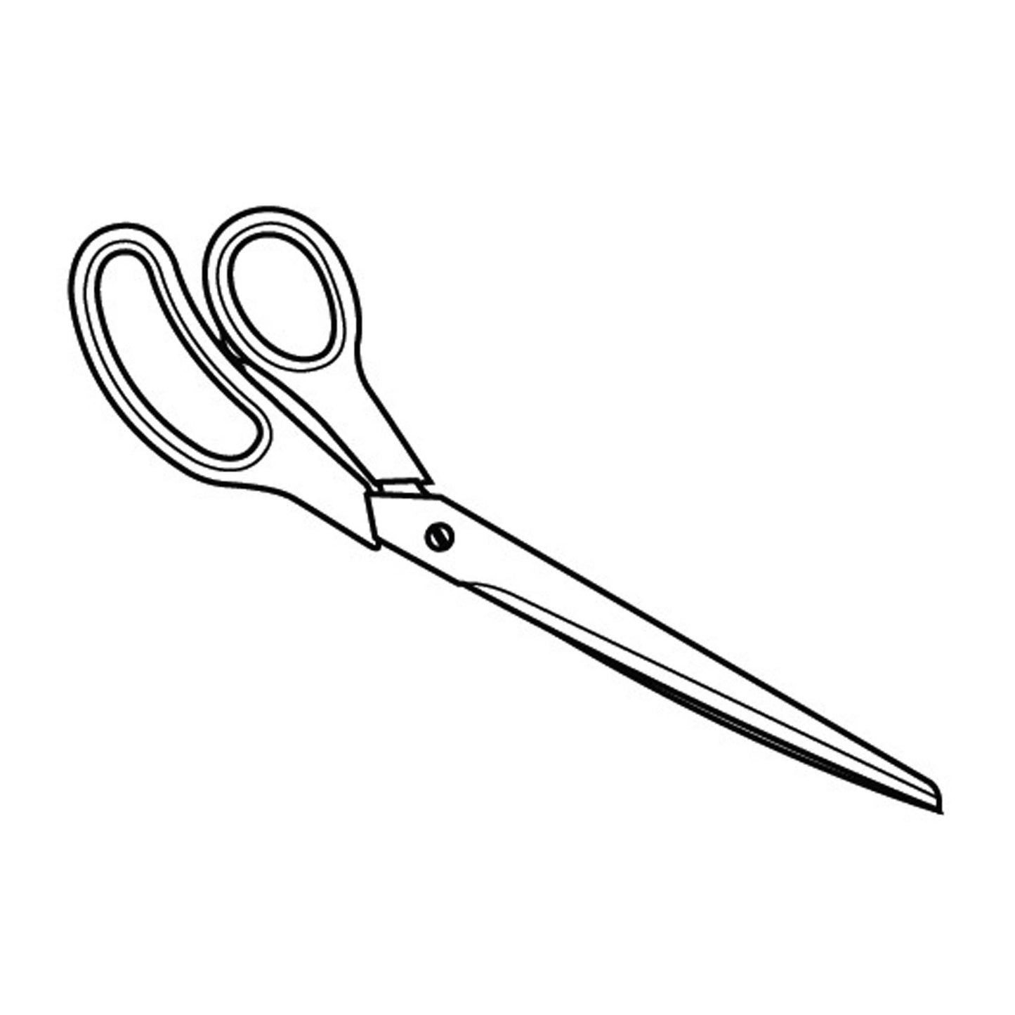 Zware professionel papierschaar totale lengte 30cm