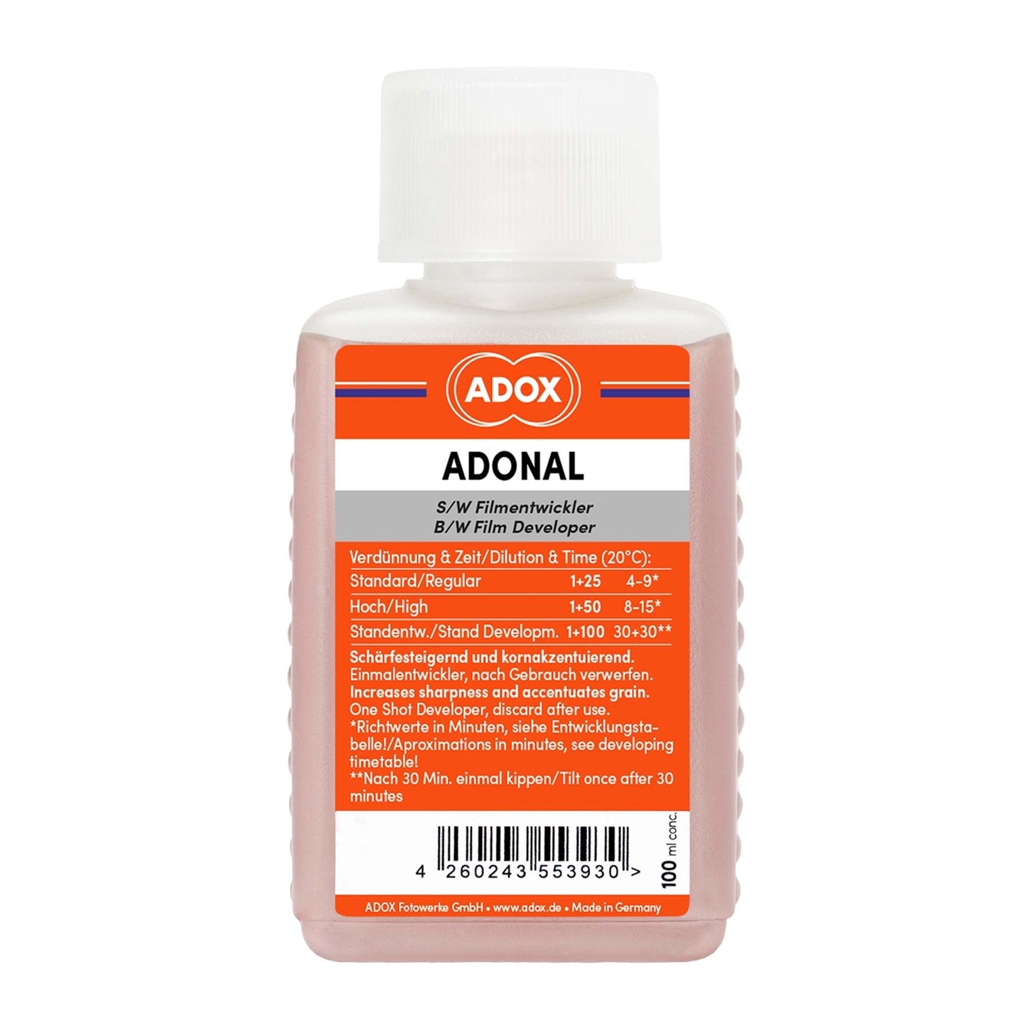 ADOX Scala zwartwit dia ontwikkelkit voor 8 films 2000ml