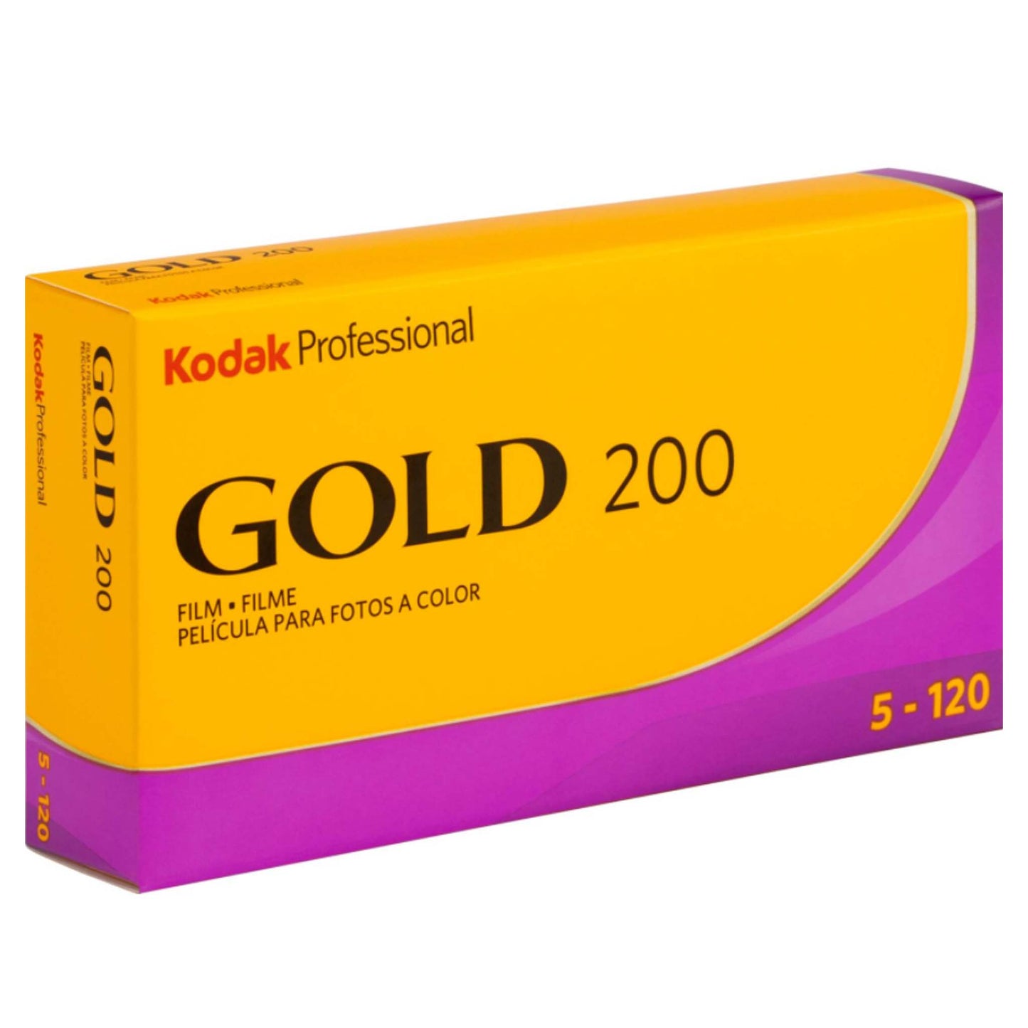 Kodak Gold 200 120 5 Pack rolfilm kleurennegatief