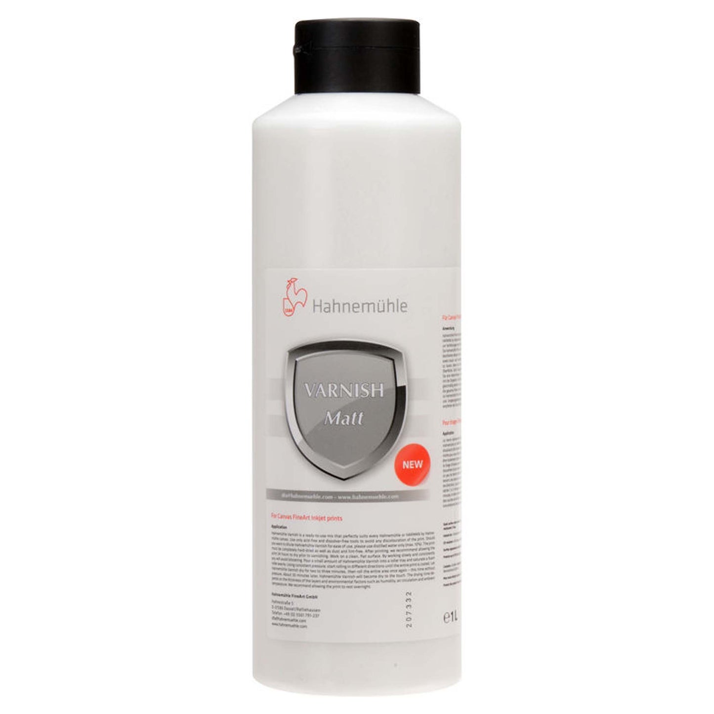 Hahnemuehle Vernis MAT 1 ltr voor canvas afdrukken