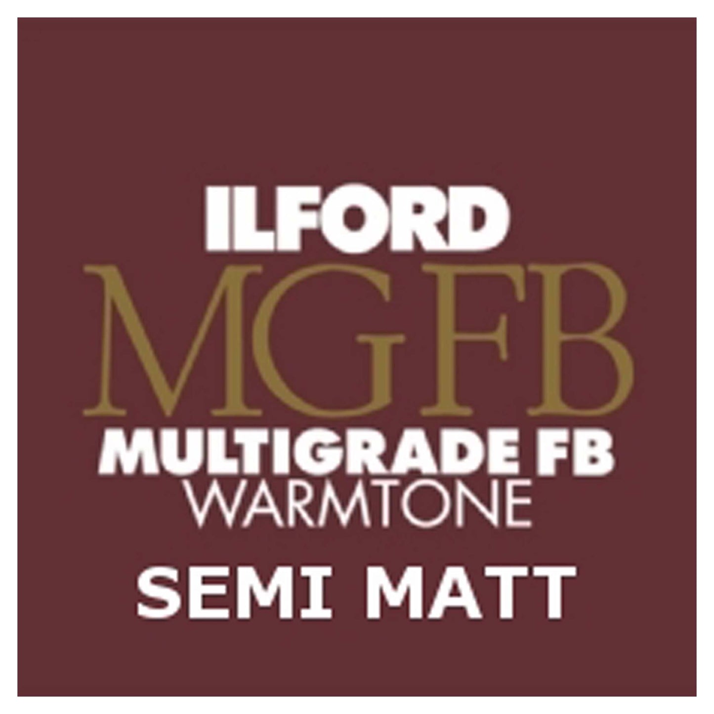 Ilford Bariet MGW.24K 17.8 x 24.0 cm 100 vel Multigrade Fiber Warmtone Halfmat