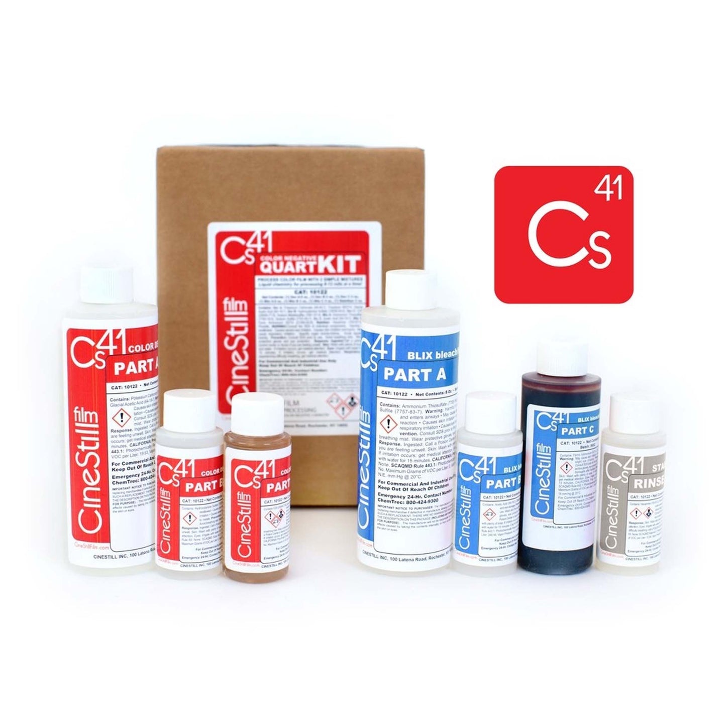 CINESTILL CS41 Color Kit C-41 2-bads procédé voor 24 films