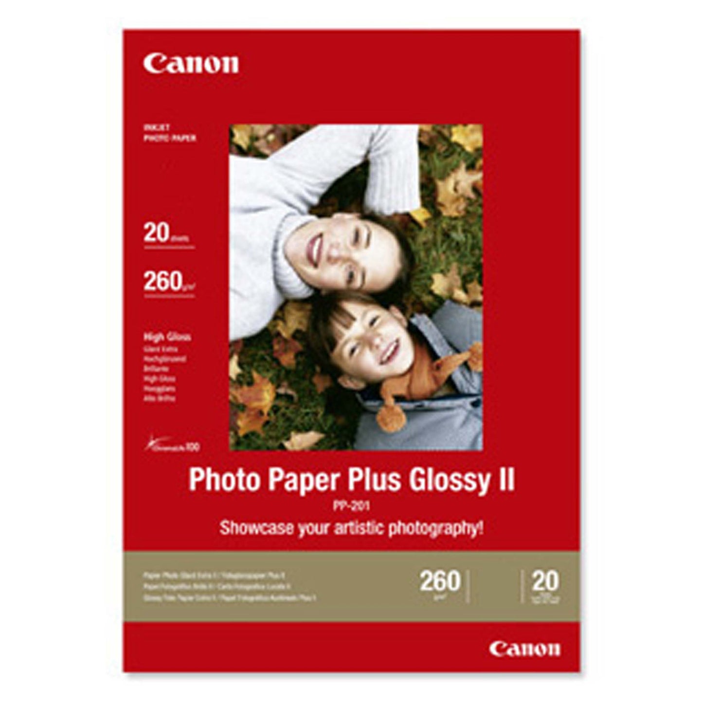 Canon PP-201 Photo Paper Plus II Glossy A3 20 vel 260 gr