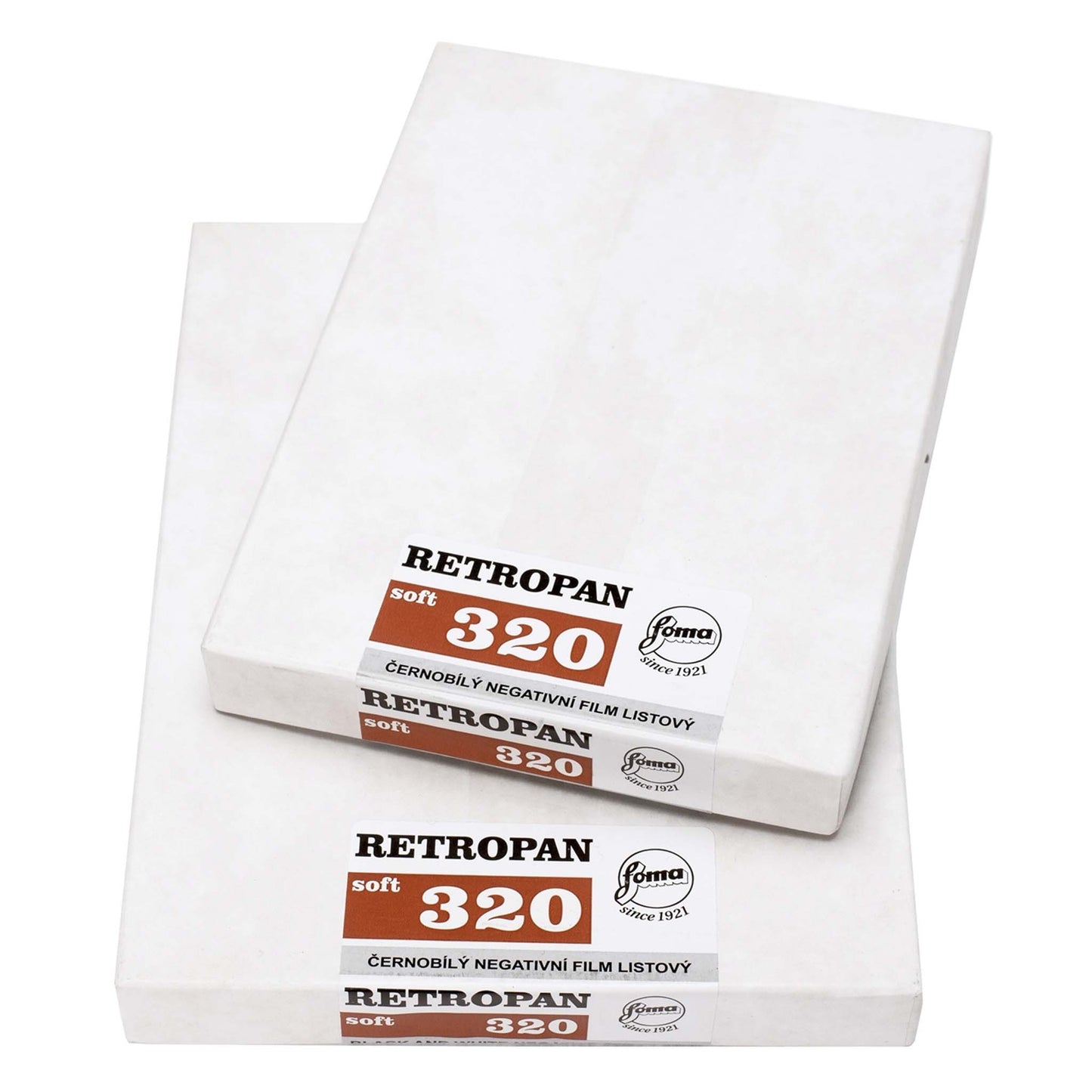 Foma Retropan 320 Soft vlakfilm zwartwit 4x5 inch 25 vel