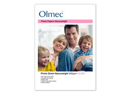 Olmec Photo Glossy Heavyweight 260grs. A3 50 Vel