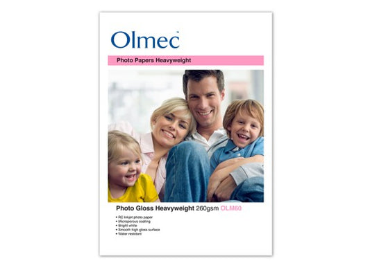 Olmec Photo Glossy Heavyweight 260grs. A3 50 Vel