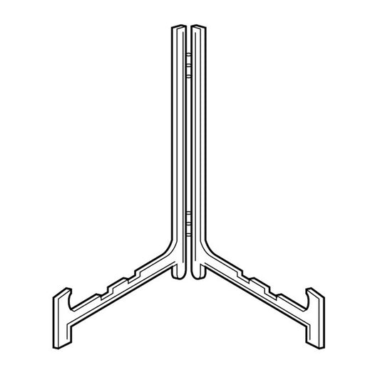 Moderne standaard voor hoogte van 8-15 cm.
