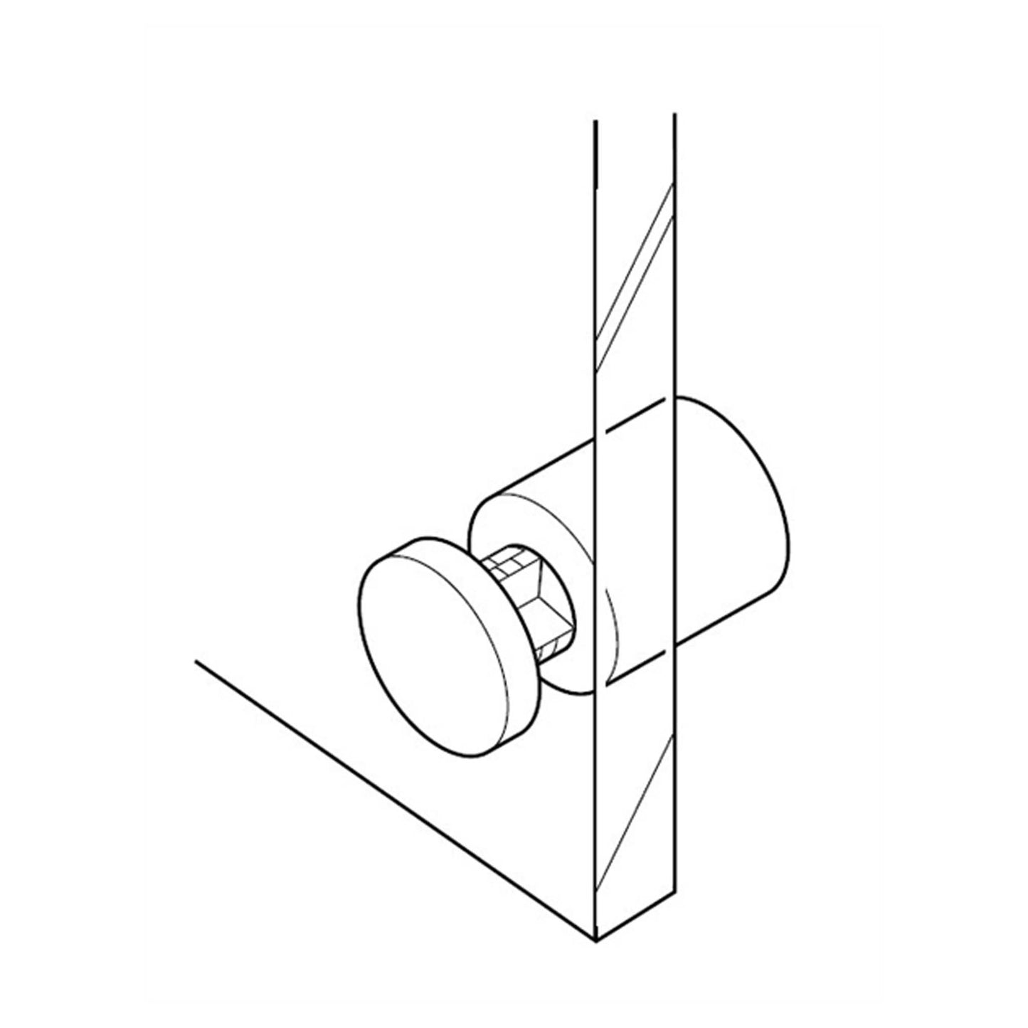Plaatklemmen afstandhouders Grijs. Prijs is per set van 4 stuks