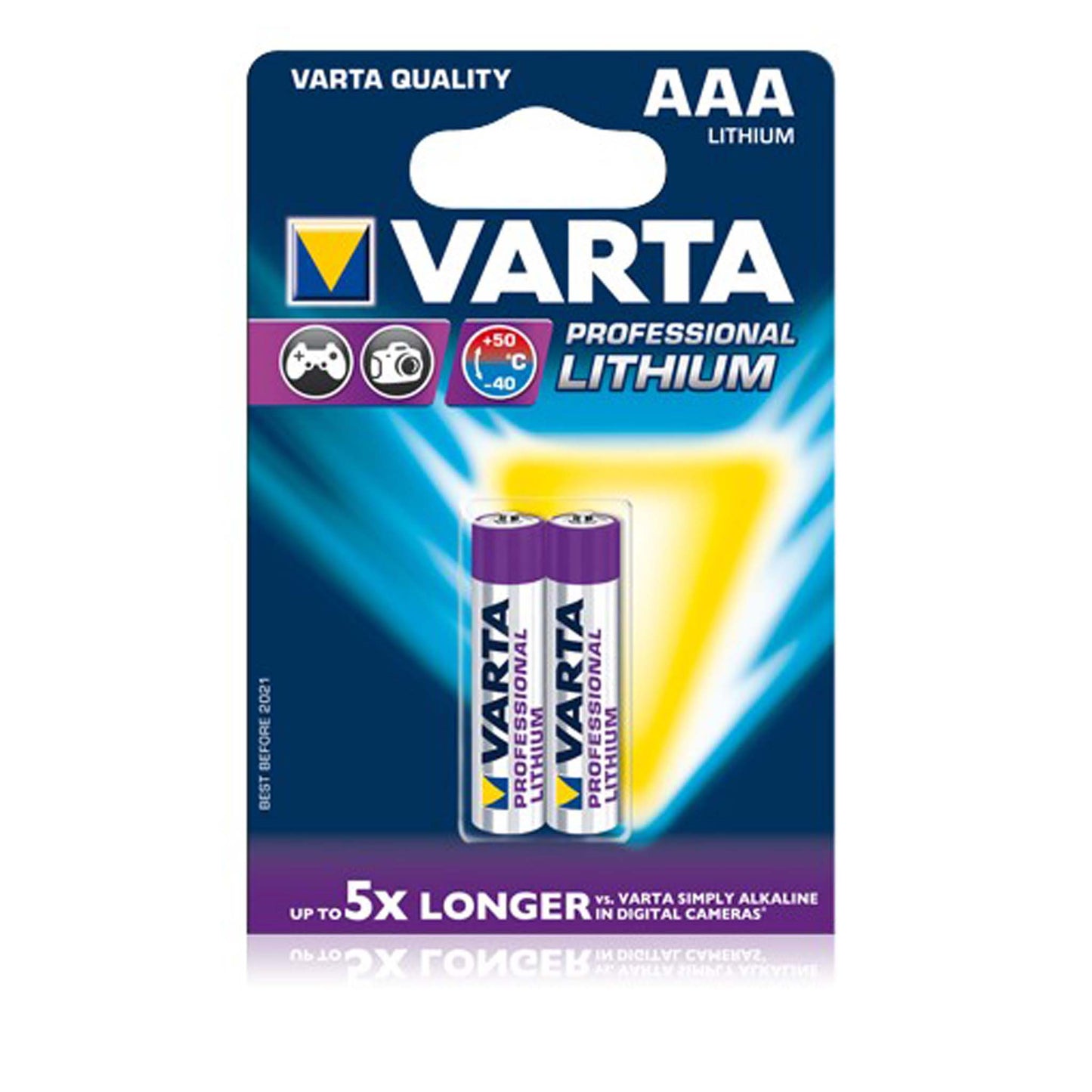 Varta Professional Lithium AAA batterij 1,5 V 2 stuks verpakking