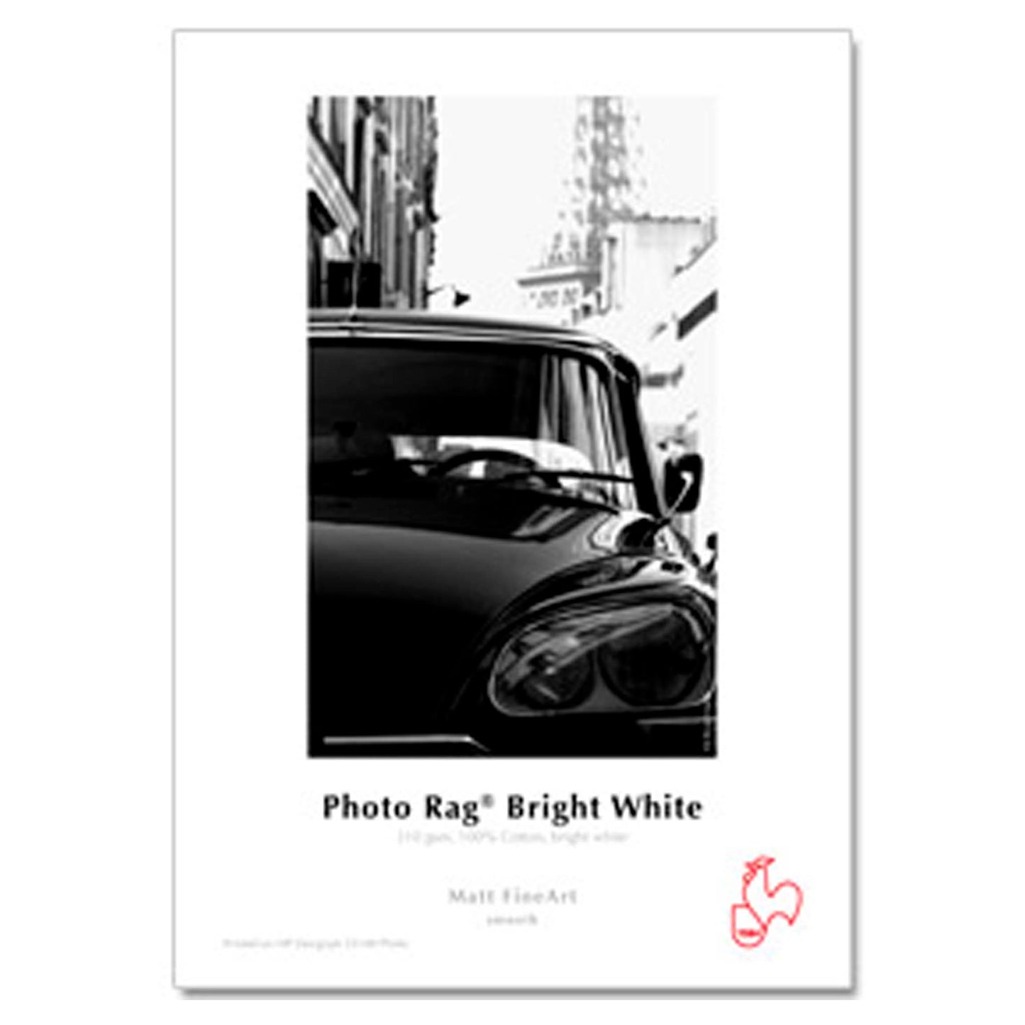 Hahnemuehle Photo Rag Bright White 310 gr. 44 inch (1118mm) x 12mtr. Helder Wit Mat