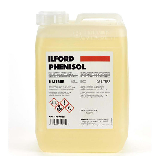 Ilford PHENISOL filmontwikkelaar 5 liter