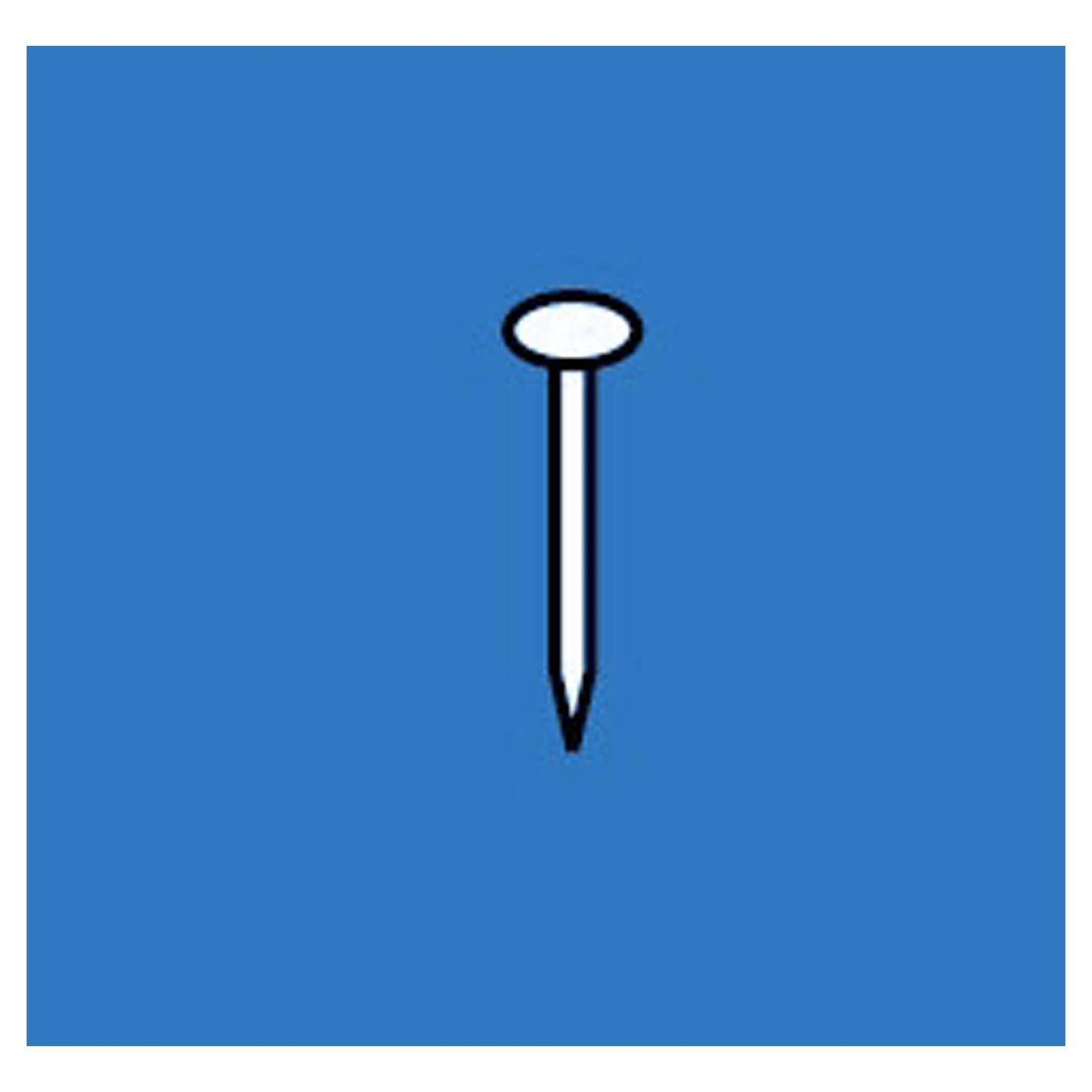 Spijkertjes vermessingd lengte 22mm, diameter 1,2mm 100 stuks