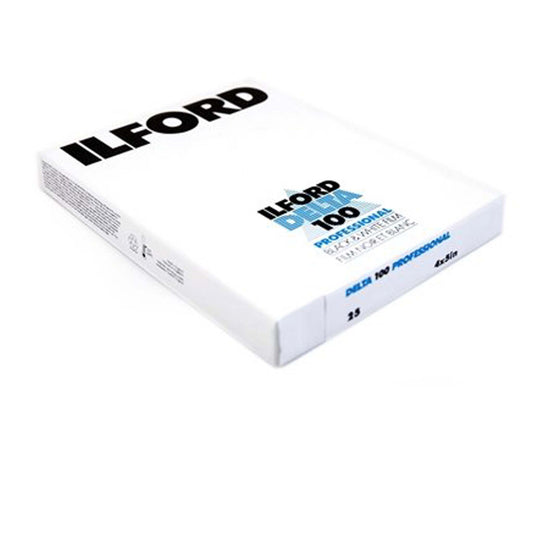 Ilford Vlakfilm zwartwit Delta 100 4x5" 25 vel