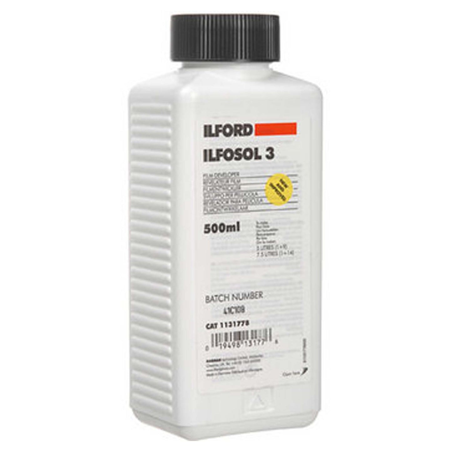 Ilford Ilfosol 3 zwart/wit filmontwikkelaar 500 ml