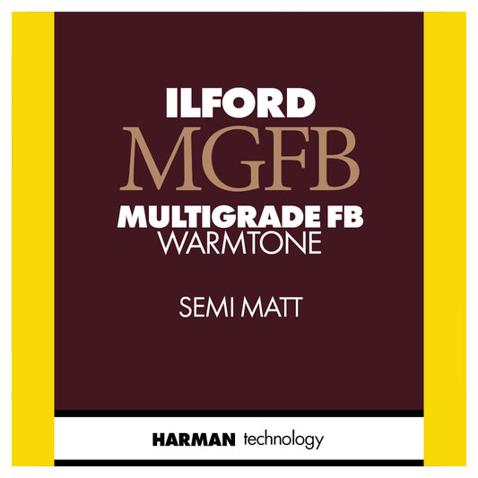 Ilford Bariet MGW.24K 50,8x61 cm 50 vel Multigrade Fiber Warmtone Halfmat