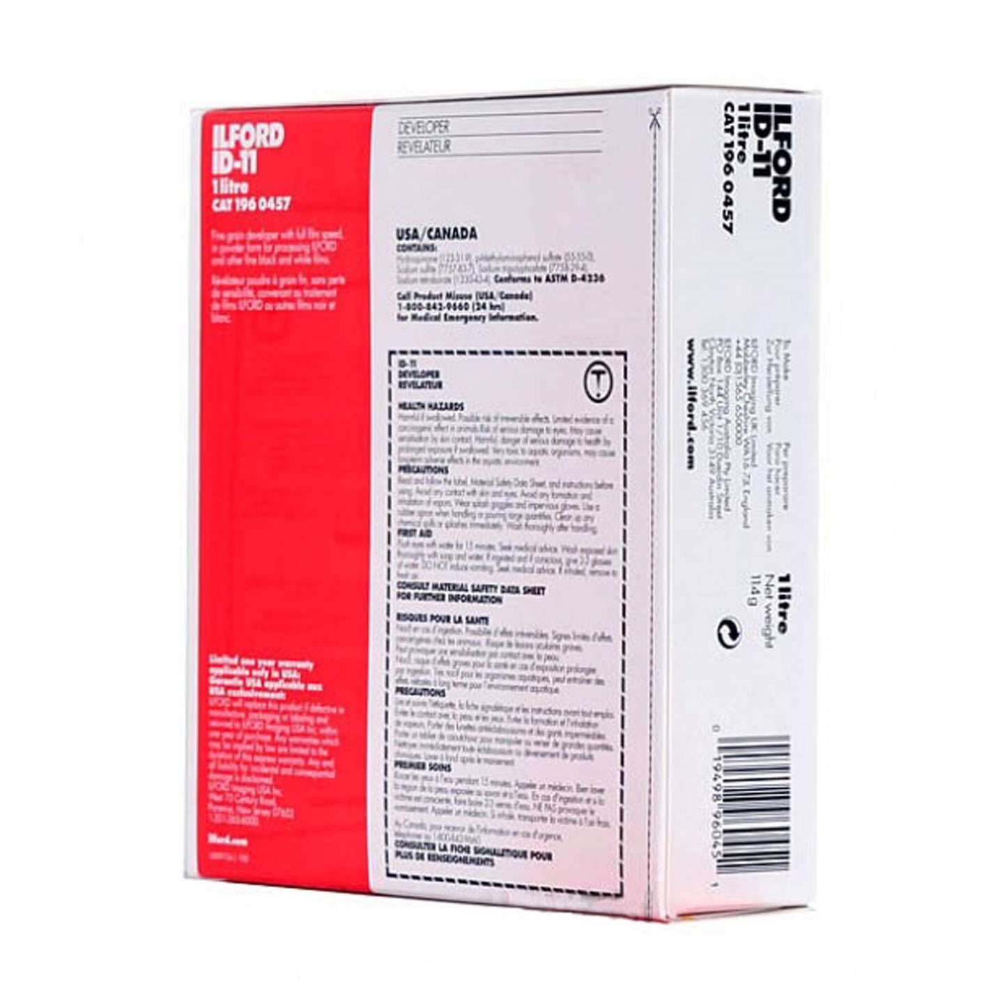 Ilford ID-11 zwart/wit filmontwikkelaar 1 ltr.