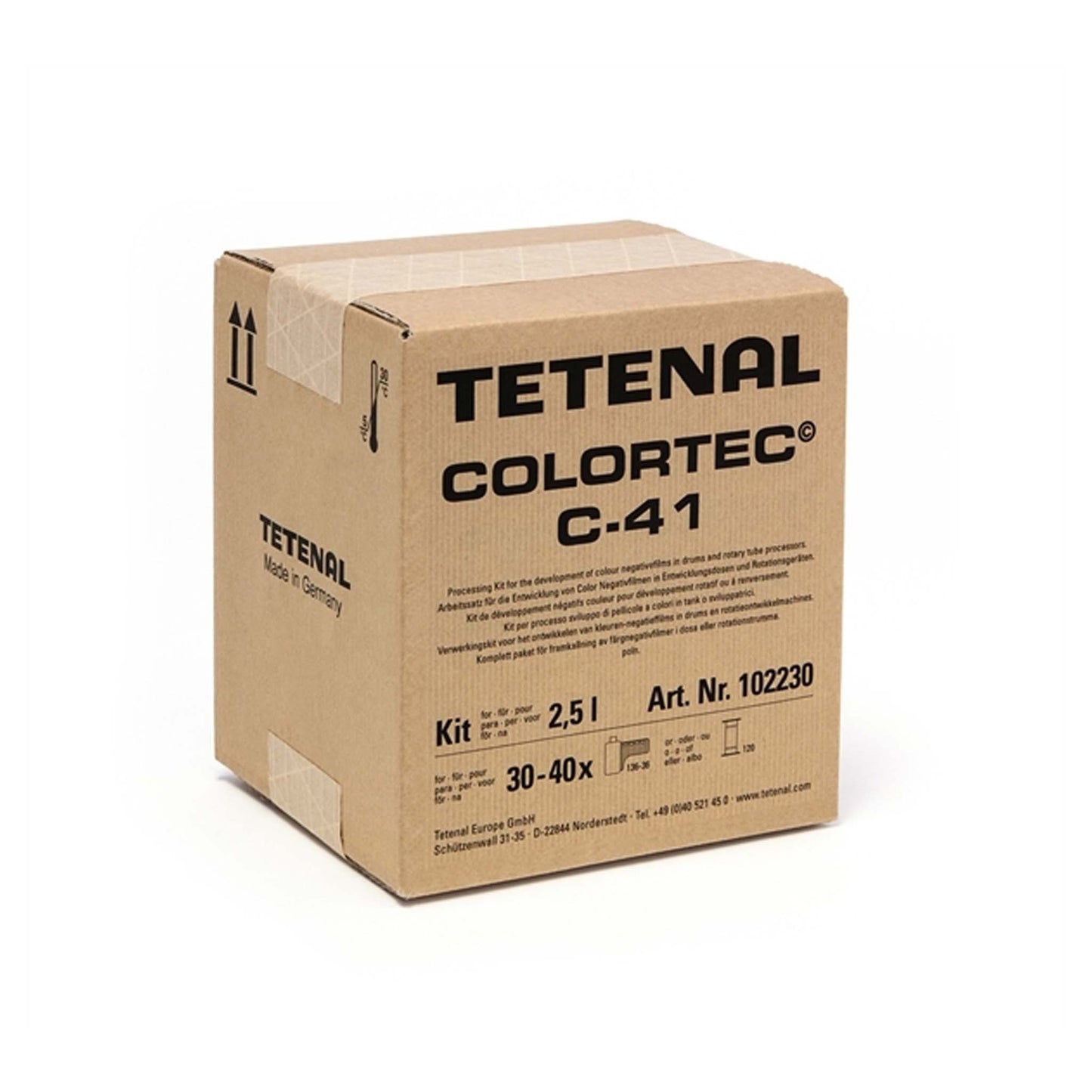 Tetenal Colortec C-41 kleurennegatief ontwikkelkit 2,5 ltr.