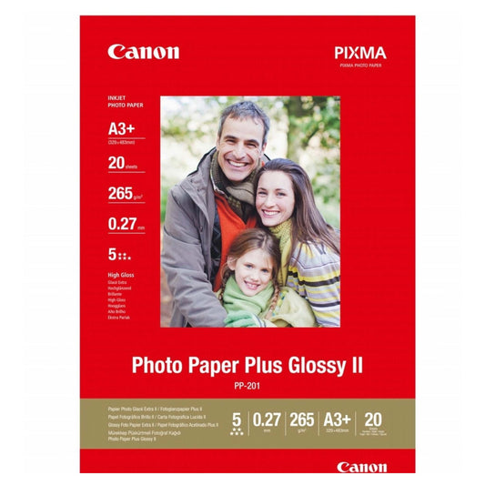 Canon PP-201 Photo Paper Plus Glossy II A3+ 20 Vel 265 g