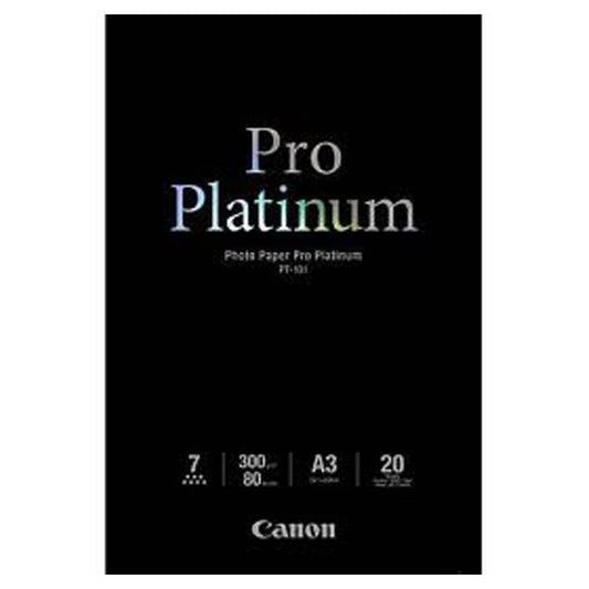 NML Canon PT-101 Pro Platinum Photo Paper High Gloss A3 20 vel 300gr.