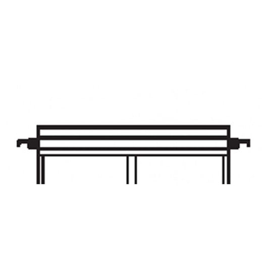 Kenro stalen staven voor hangmappen 10 stuks lengte 39cm