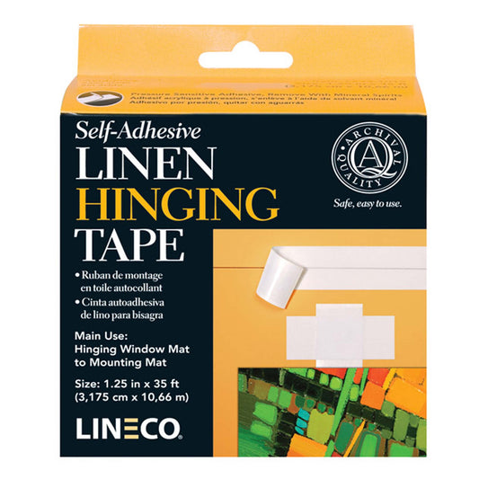 Lineco Linnen plakband 32mm x 10,7mtr