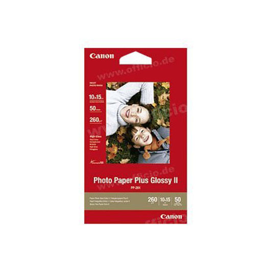 Canon Photo Paper Plus II PP-201 Glossy 50 vel 10x15cm 260 gr 2311B003