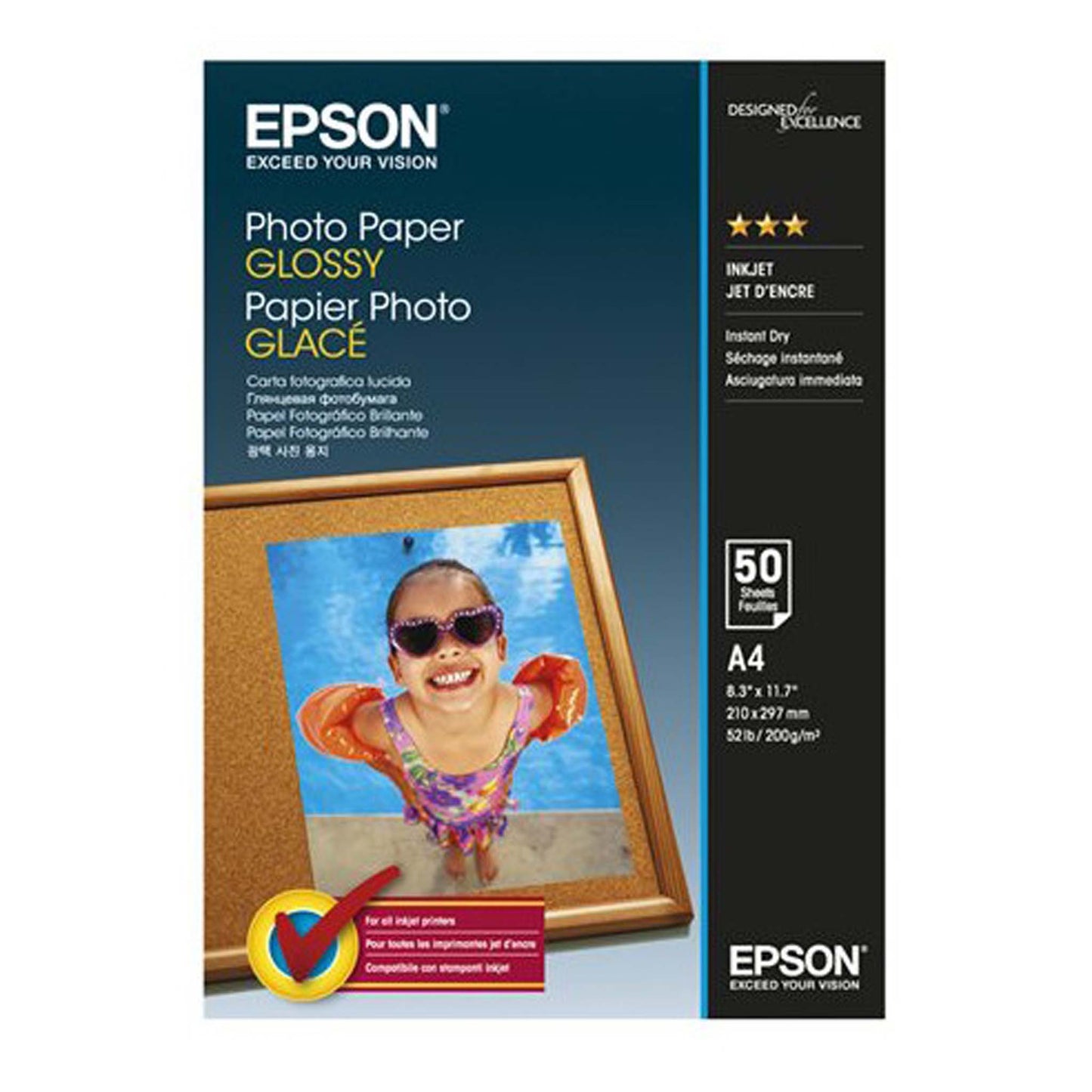 Epson Glossy Photo Paper 200gr. 50 vel A4 C13S042539
