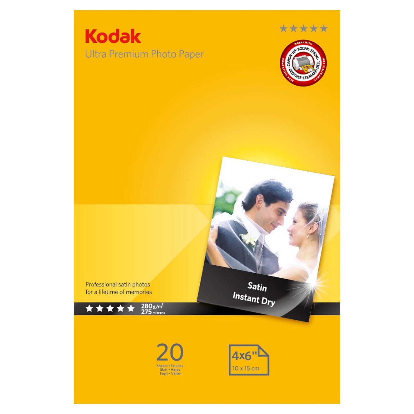 Kodak Ultra Premium 10x15 280 gr 20 vel Satin