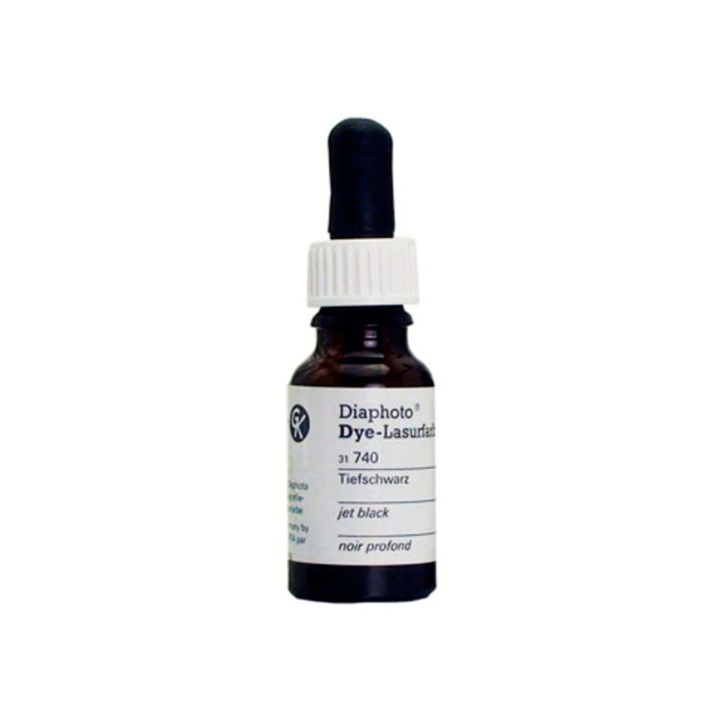 Diaphoto eiwit lazuur retouch verf diepzwart neutraalzwart 12ml #740