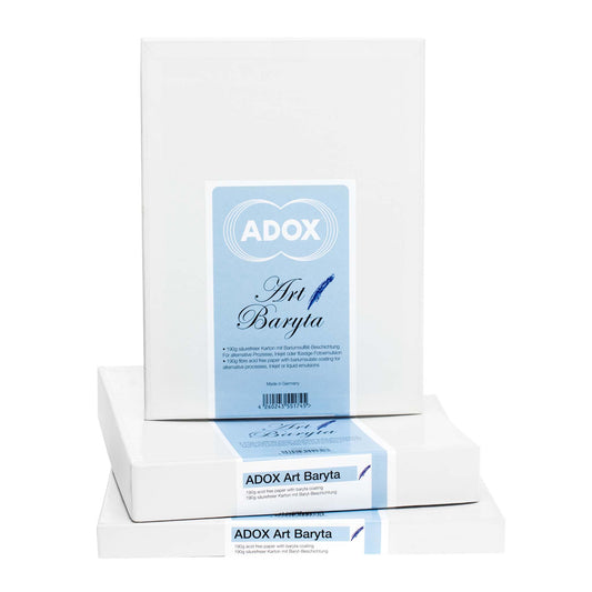ADOX Art Baryta 17,8x24,1cm 100 vel ongesensibiliseerd papier