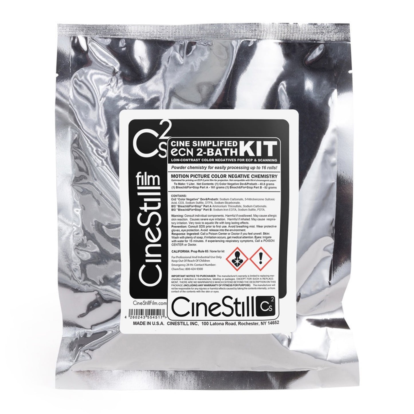 Cinestill Cs2 ECN 2 bads kleurennegatieffilm ontwikkel kit 1000ml voor 16 films