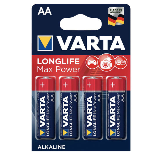 Varta Max Power Alkaline AA batterij 1,5 V 4 stuks verpakking