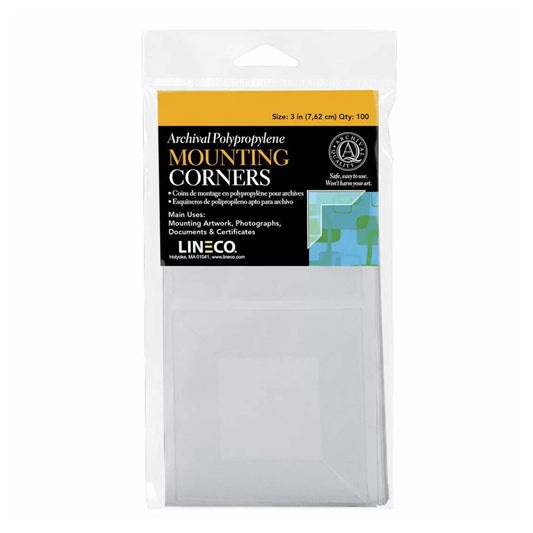 Lineco Inlijsthoekjes 76mm 100 stuks