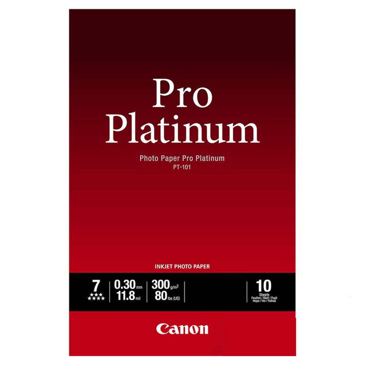 Canon PT-101 Pro Platinum Photo Paper High Gloss A3+ 10 vel 300gr