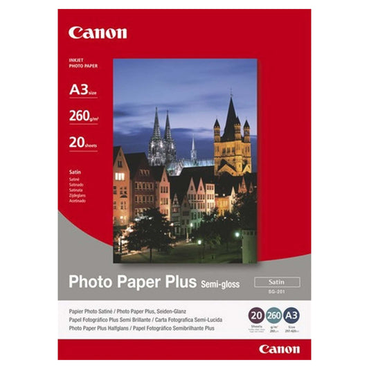 Canon SG-201 A3 Photo Paper Plus Semi-gloss, 20 sheets 260gr.