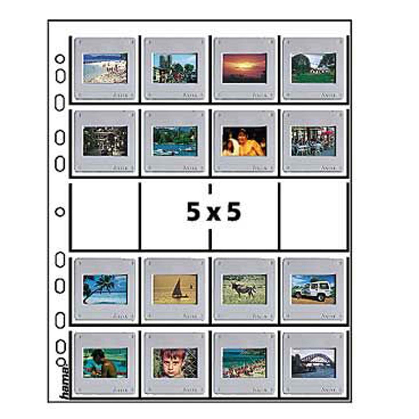 Hama Pro Archief 20 Kleinbeeld dia's opbergsheet 25 bladen Hama 2004