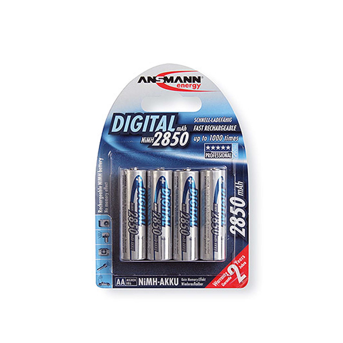 Ansmann Pennlight NiMH Accu 2850 mAh 4 stuks