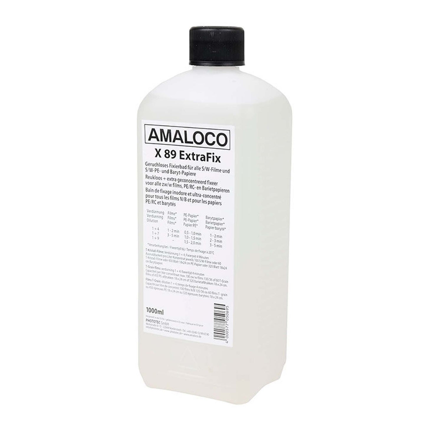 Amaloco X 89 Extrafix 1 liter voor zwartwit film en papier