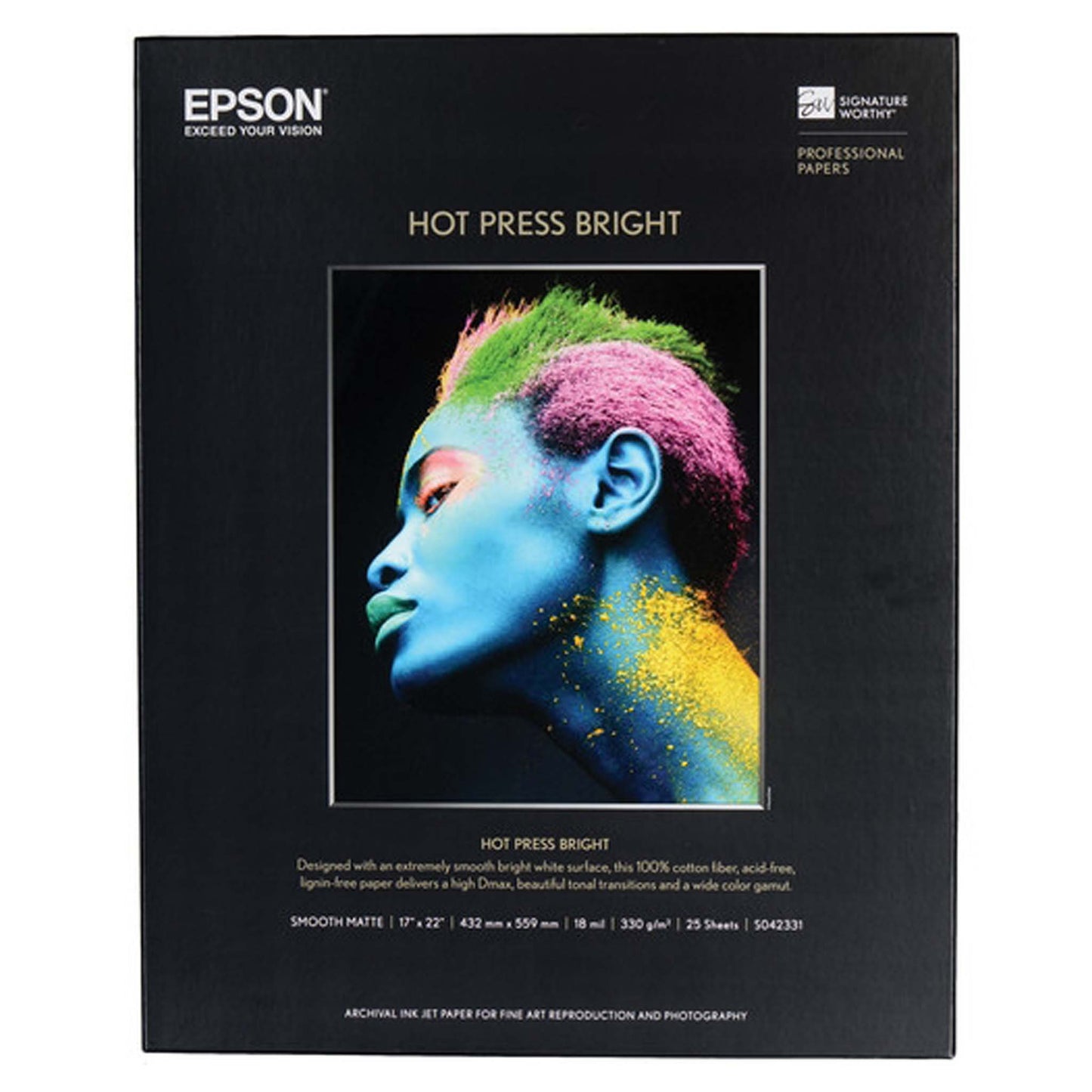NML Epson Hot Press Bright 330 gr A2 25 vel