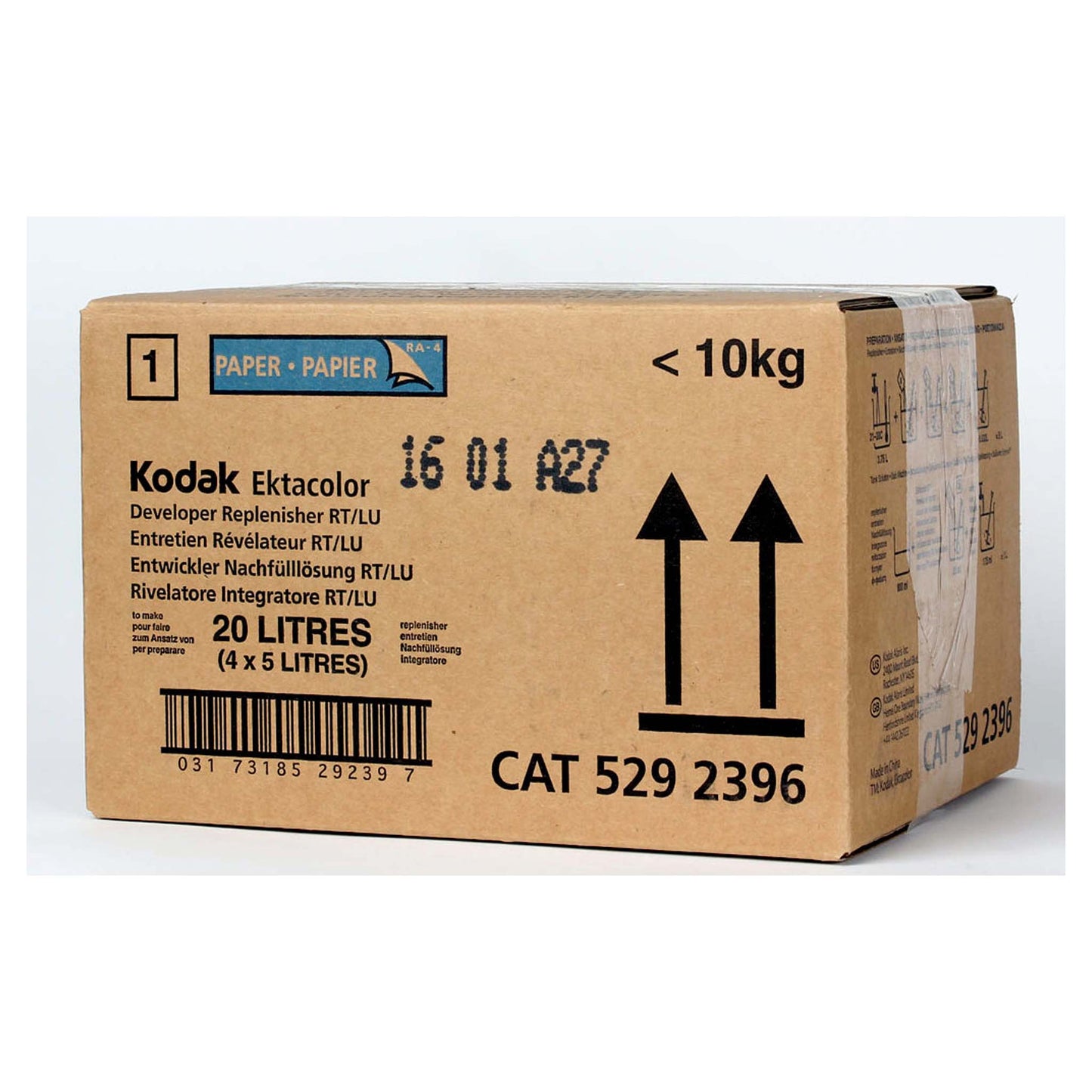 NML Kodak Ektacolor RA4 developer & replenisher 4x5 ltr