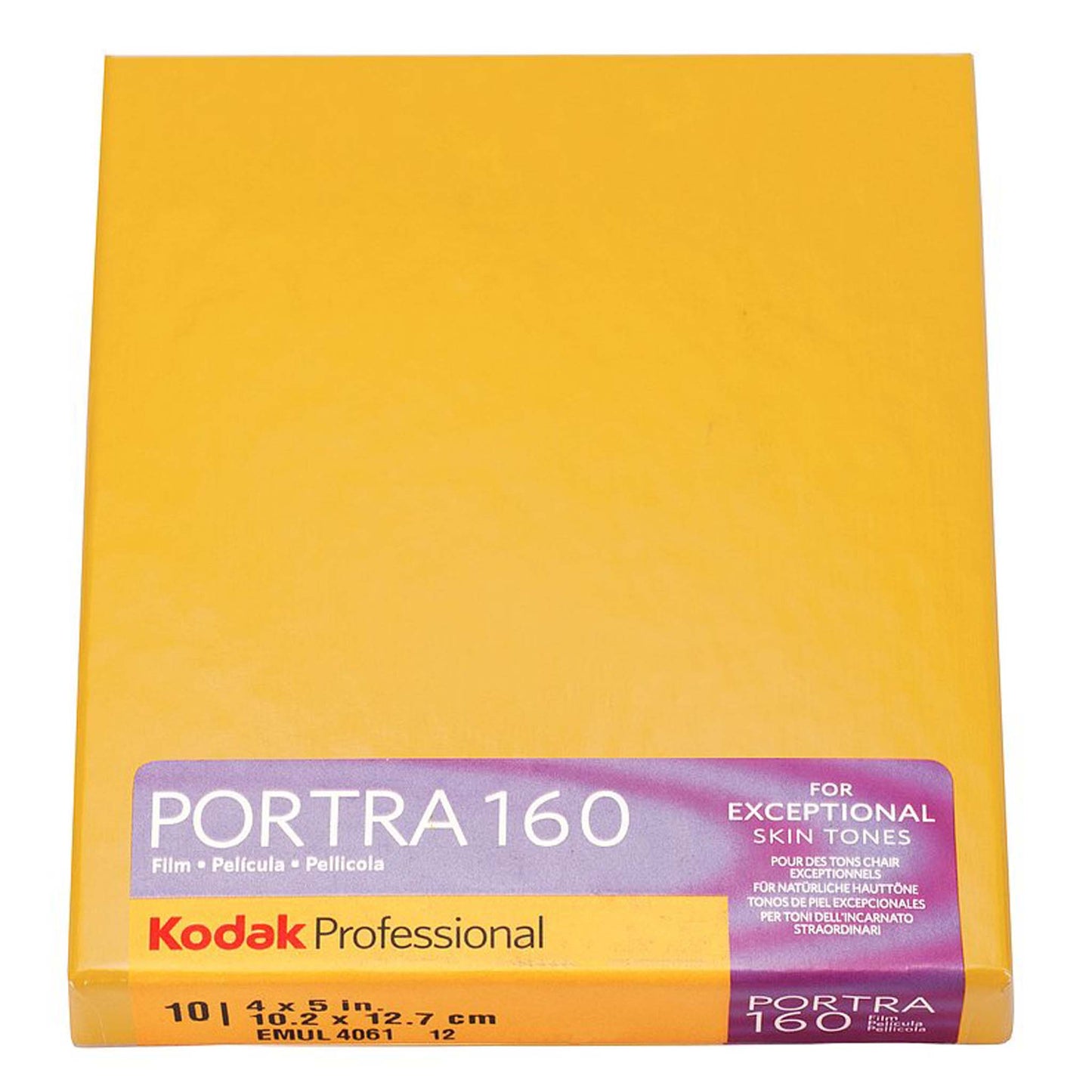 Kodak Portra 160 4x5 inch vlakfilm kleurennegatief 10 vel
