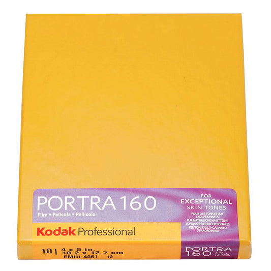 Kodak Portra 160 4x5 inch vlakfilm kleurennegatief 10 vel