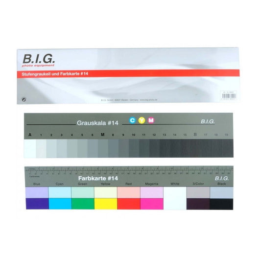 Kodak B.I.G. Q-14 Color Separation Guide and Gray Scale Large