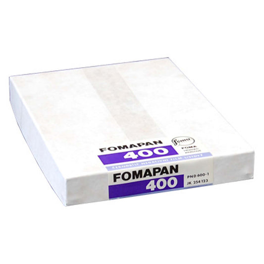 Fomapan 400 vlakfilm zwartwit 4x5 inch 25 vel