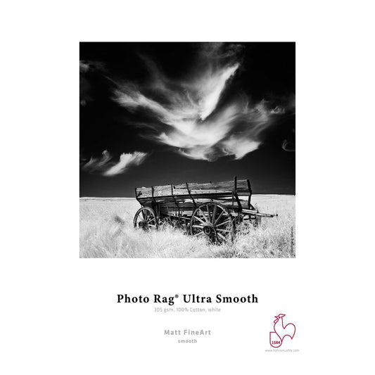 Hahnemuehle Fine Art Photo Rag Ultra Smooth 305 gr 44 inch x 12 mtr