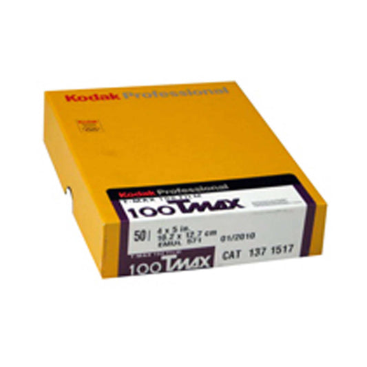 Kodak Vlakfilm T-Max 100 TMX 4x5 inch 50 vel zwartwit