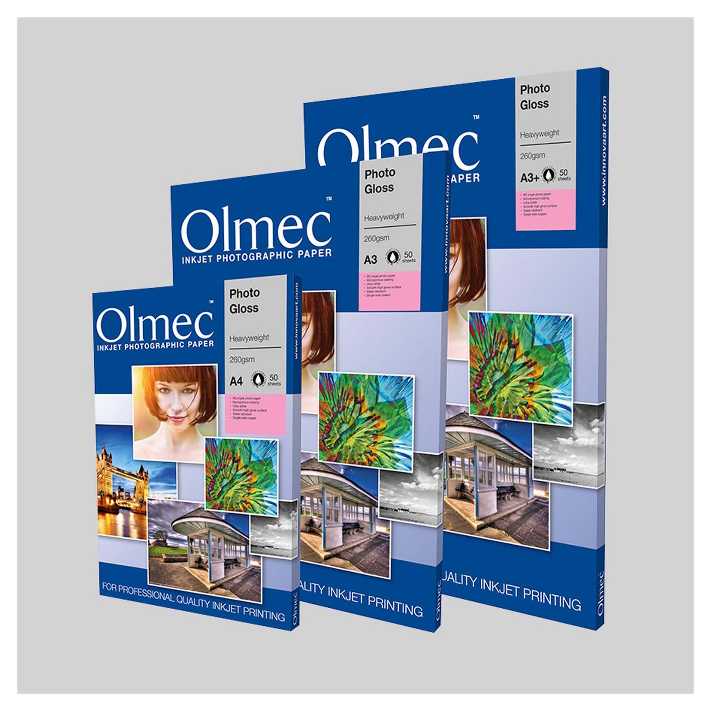 Olmec Inkjet A4 Heavyweight Gloss 260 gr. 50 vel