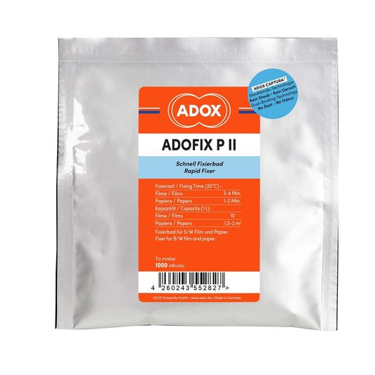 ADOX ADOFIX P II fixeer poeder. Om 1 ltr fixeer aan te maken
